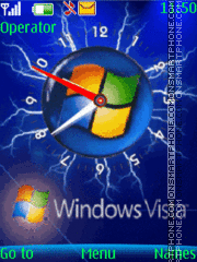 Windows Clock + Cool Ringtone es el tema de pantalla