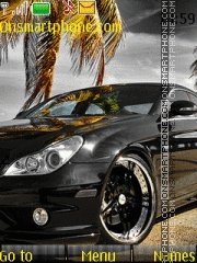 Black Mercedes Benz theme screenshot