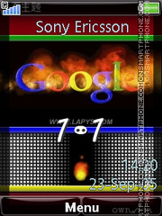 Google Clock tema screenshot