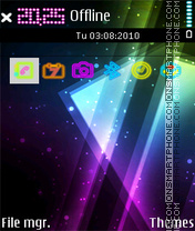 Capture d'écran Neo neon v2 thème