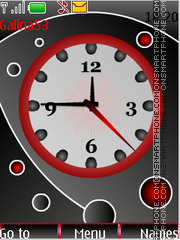 Analog clock es el tema de pantalla