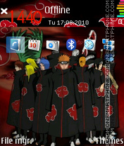 Akatsuki Team es el tema de pantalla