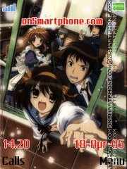 Haruhi Suzumiya theme screenshot