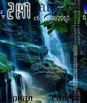 Waterfall es el tema de pantalla