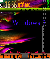 Window 7 theme screenshot