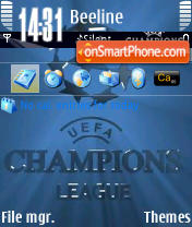 UEFA Champions League 240x320 tema screenshot