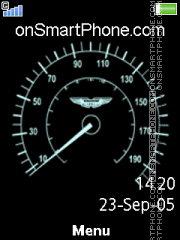 Speedometer 02 es el tema de pantalla