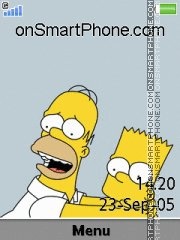 Capture d'écran Homer 06 thème