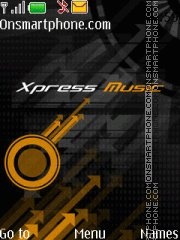 Capture d'écran Xpress Orange thème