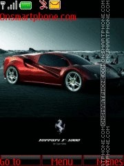 Скриншот темы Beautiful Ferrari