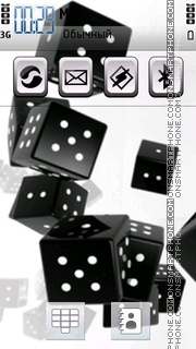 Скриншот темы Black Dice