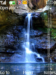 Waterfall es el tema de pantalla