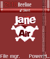 Скриншот темы Jane Air 01