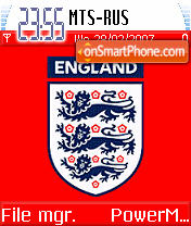 Capture d'écran England thème