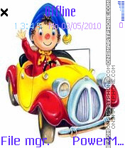 Скриншот темы Noddy