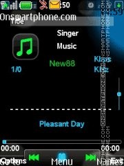 Capture d'écran Xpress Music Player 01 thème