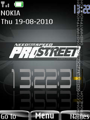 Prostreet flash es el tema de pantalla