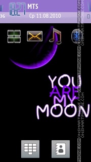 Скриншот темы You Are My Moon