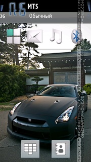 Скриншот темы Nissan Gt R