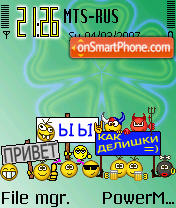 ICQ smail 3 theme screenshot