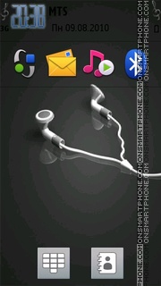 Headphones 02 tema screenshot