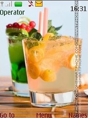 Скриншот темы Cocktails