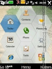 Touchscreen Menu theme screenshot