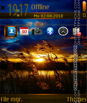 Sunset 13 Theme-Screenshot