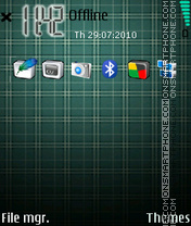 Iphone 3d Vertical tema screenshot