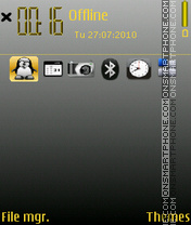 Black v3 tema screenshot