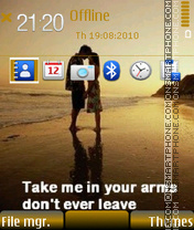 Dont leave 01 es el tema de pantalla