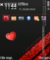 Forever Satio tema screenshot