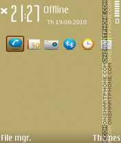 Capture d'écran GOLD NSeries 1.2 thème