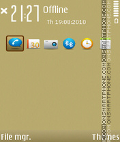 GOLD NSeries 1.2 es el tema de pantalla