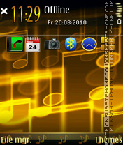 Music(v2) es el tema de pantalla