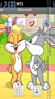 Baby Bunnies 01 tema screenshot