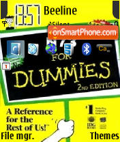 N73 For Dummies es el tema de pantalla