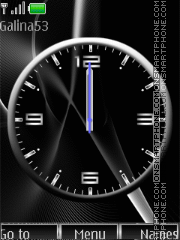 Скриншот темы Analog clock anim