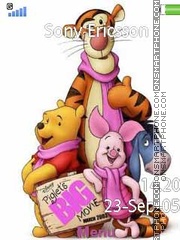 Winnie-the-Pooh theme screenshot