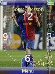 Messi swf theme screenshot