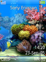 Aquarium theme screenshot