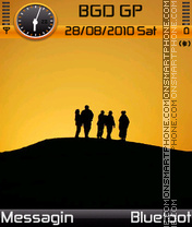 Capture d'écran Sunset thème