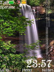 Скриншот темы Waterfalls