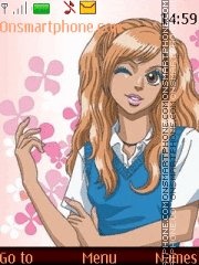 Скриншот темы Peach Girl