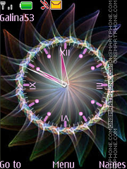 Analog clock anim Theme-Screenshot