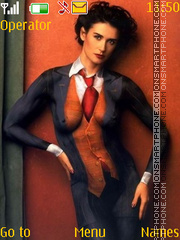 Demi Moore Body-Art theme screenshot
