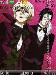 Скриншот темы Alois & Claude (Kuroshitsuji)