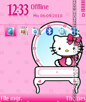 Kitty pinky es el tema de pantalla