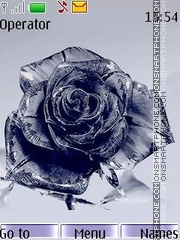 Black roses tema screenshot