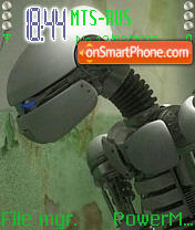Скриншот темы Robot